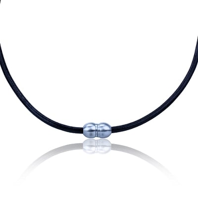 Leather Necklace with  Magnetic Clasp