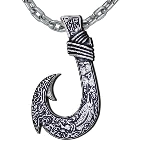 Fishhook Necklace - Large Big Game Fishhook by Guy Harvey