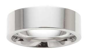 Cobalt Wedding Band Men's Comfort Fit Polished