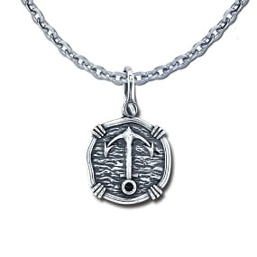 Addiction Recovery Anchor - Sobriety Support Necklace